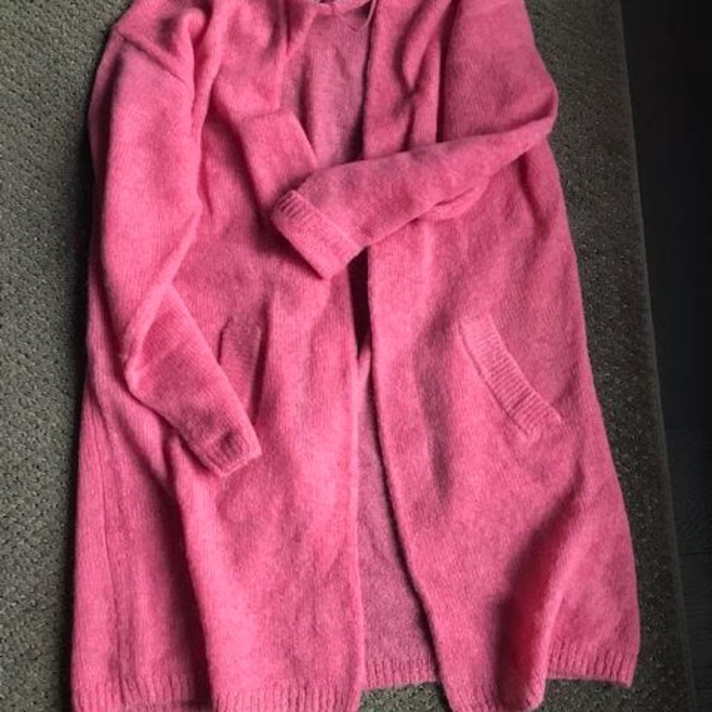 Pink Mohair Cardigan from Part Two